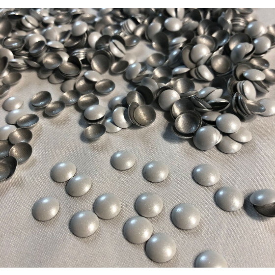 Half Round Headstud Fashion Hot Stamping Black Imported Hot Drawing Hot Drilling Hot Stamping Accessories DIY Hot Stamping